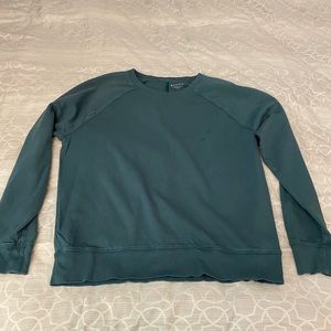 Athleta Sundown Sweatshirt- forest green, size M